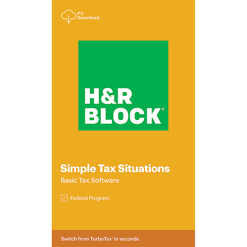H&R Block Tax Software Basic 2020 [Digital]
