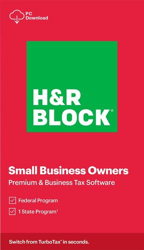 H&R Block Tax Software Premium & Business 2020 [Digital]