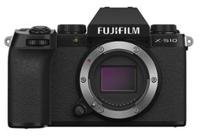 Fujifilm - X-S10 Mirrorless Camera (Body Only) - Black - Front_Zoom