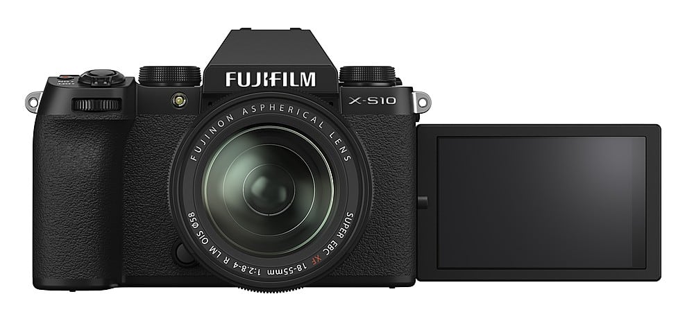 Fujifilm X-S10 Mirrorless Camera (Body Only) Black 16670041 - Best Buy