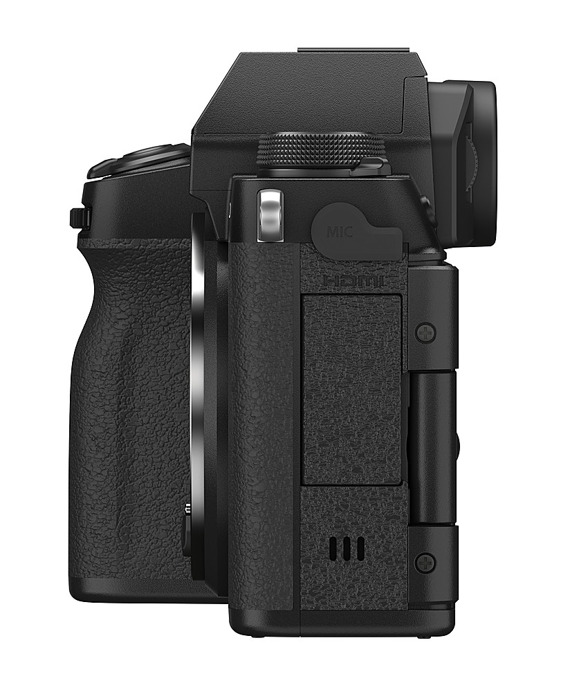 Left View: Fujifilm - X-S10 Mirrorless Camera (Body Only) - Black
