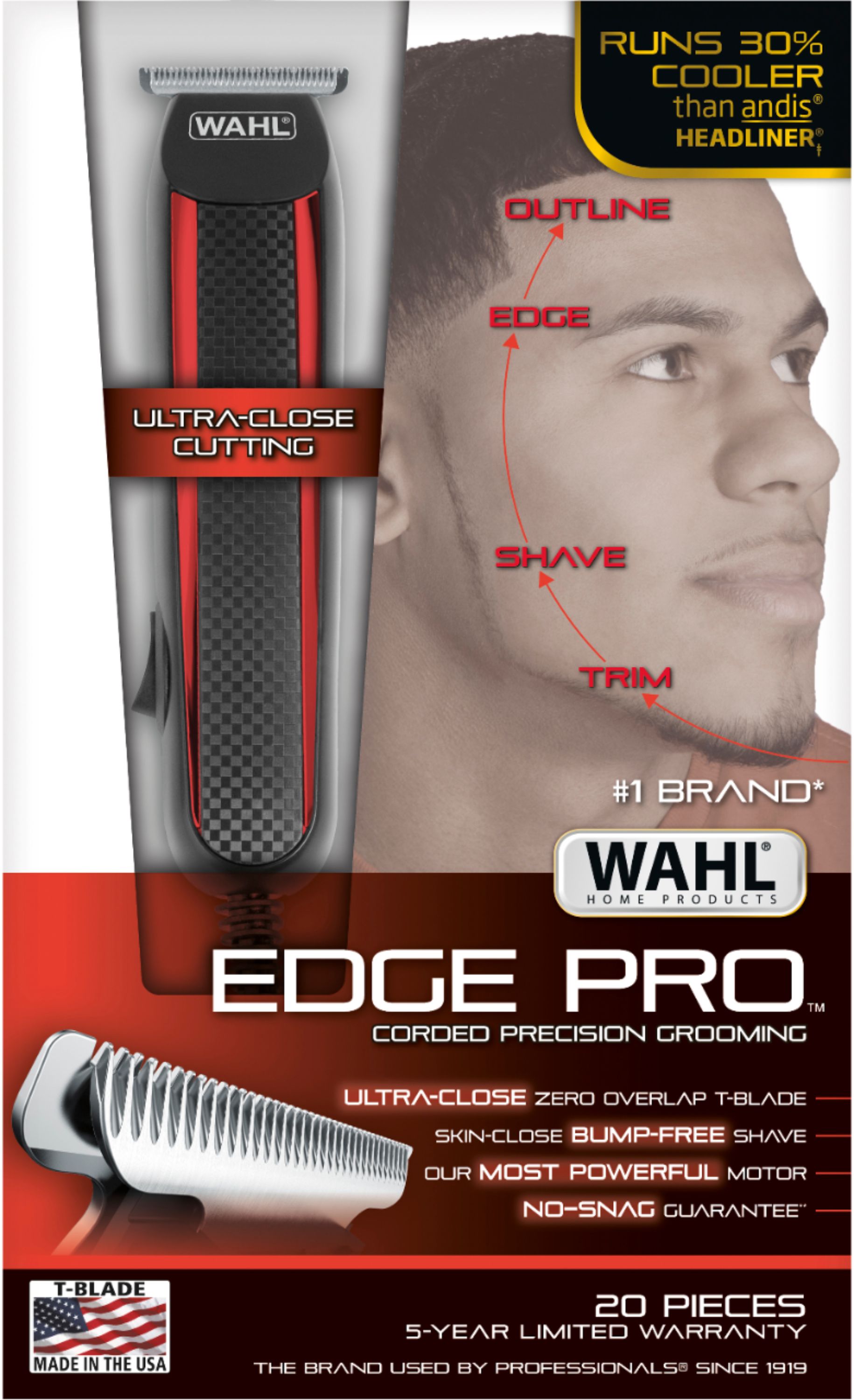wahl edge pro corded precision grooming