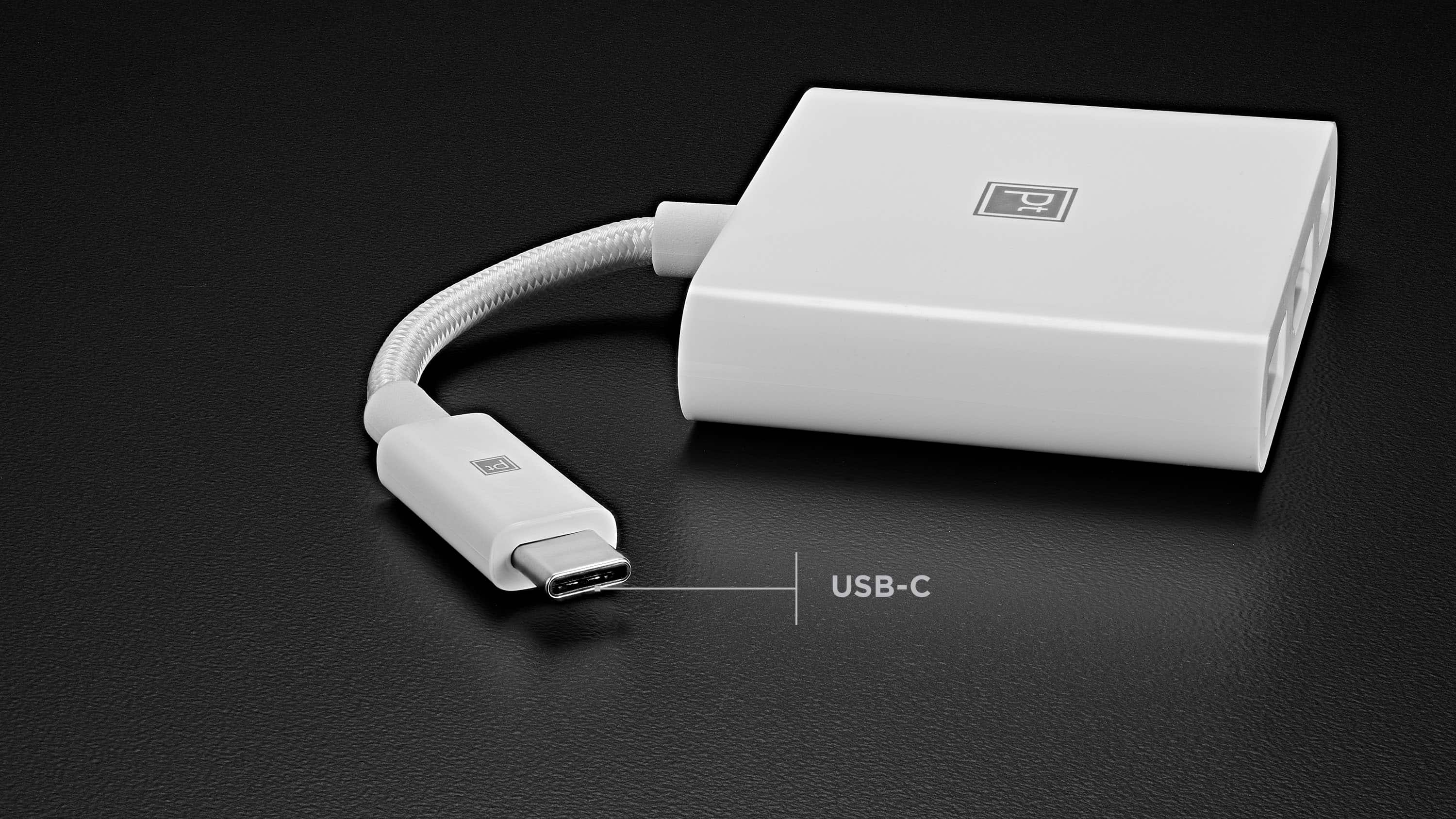 Platinum™ USB-C Digital AV Multiport Adapter White PT-AFACHM 