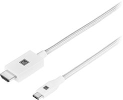 Platinum™ - 6.6' USB-C to HDMI Cable - White - Front_Zoom