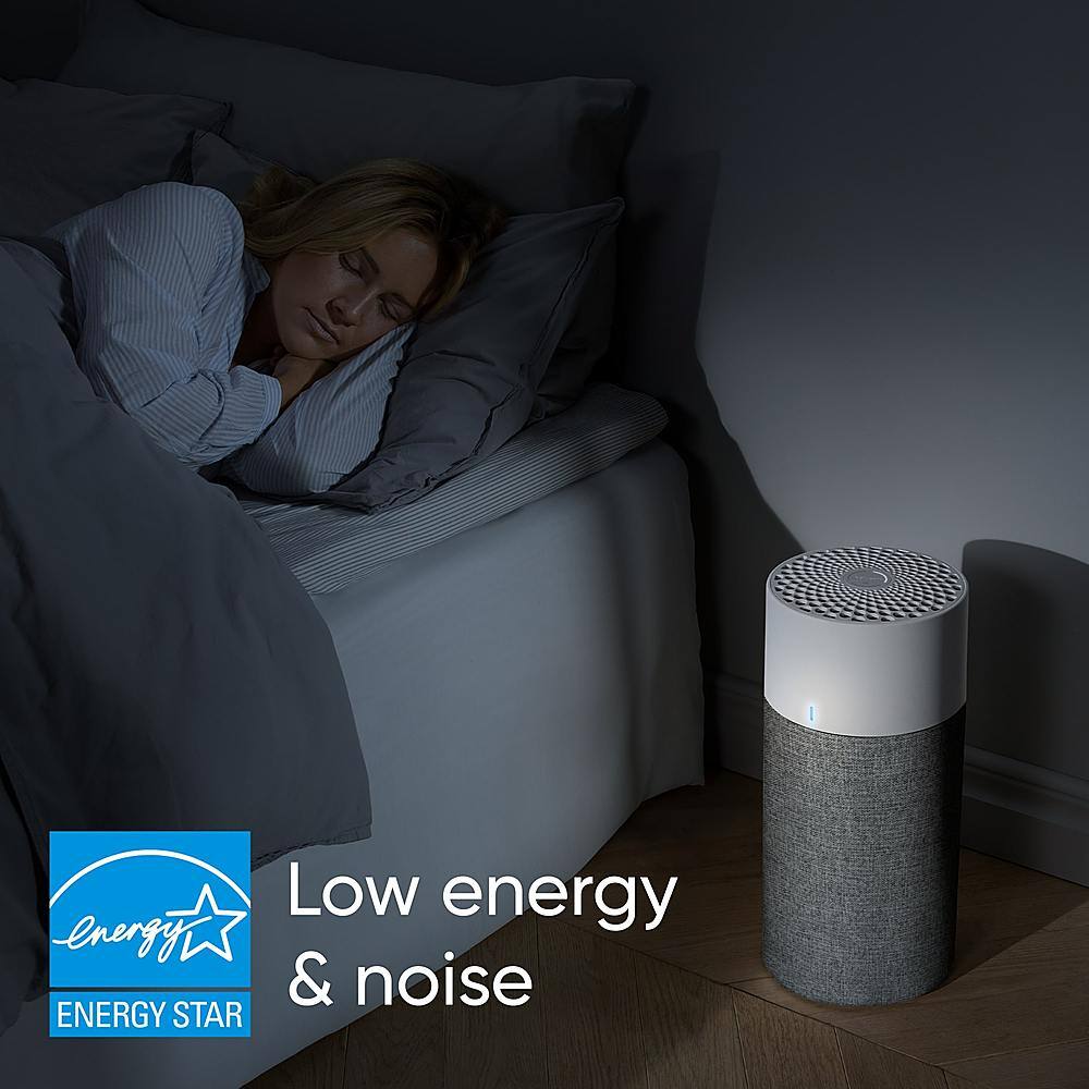 Alt View 15. Blueair - Blue Pure 411 Auto 190 Sq. Ft. HEPASilent Air Purifier - White.