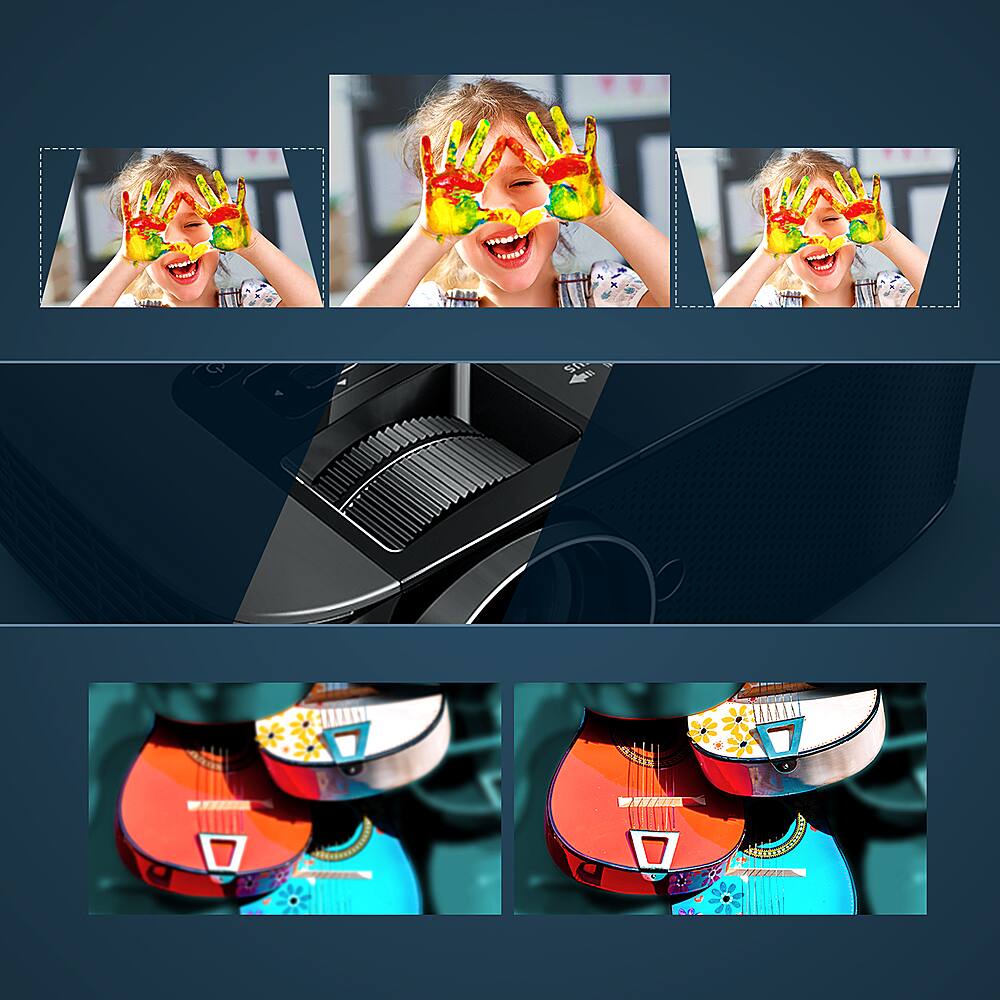 Alt View 11. Vankyo - Leisure 510 Native 720P Single LCD Portable Projector - Black.