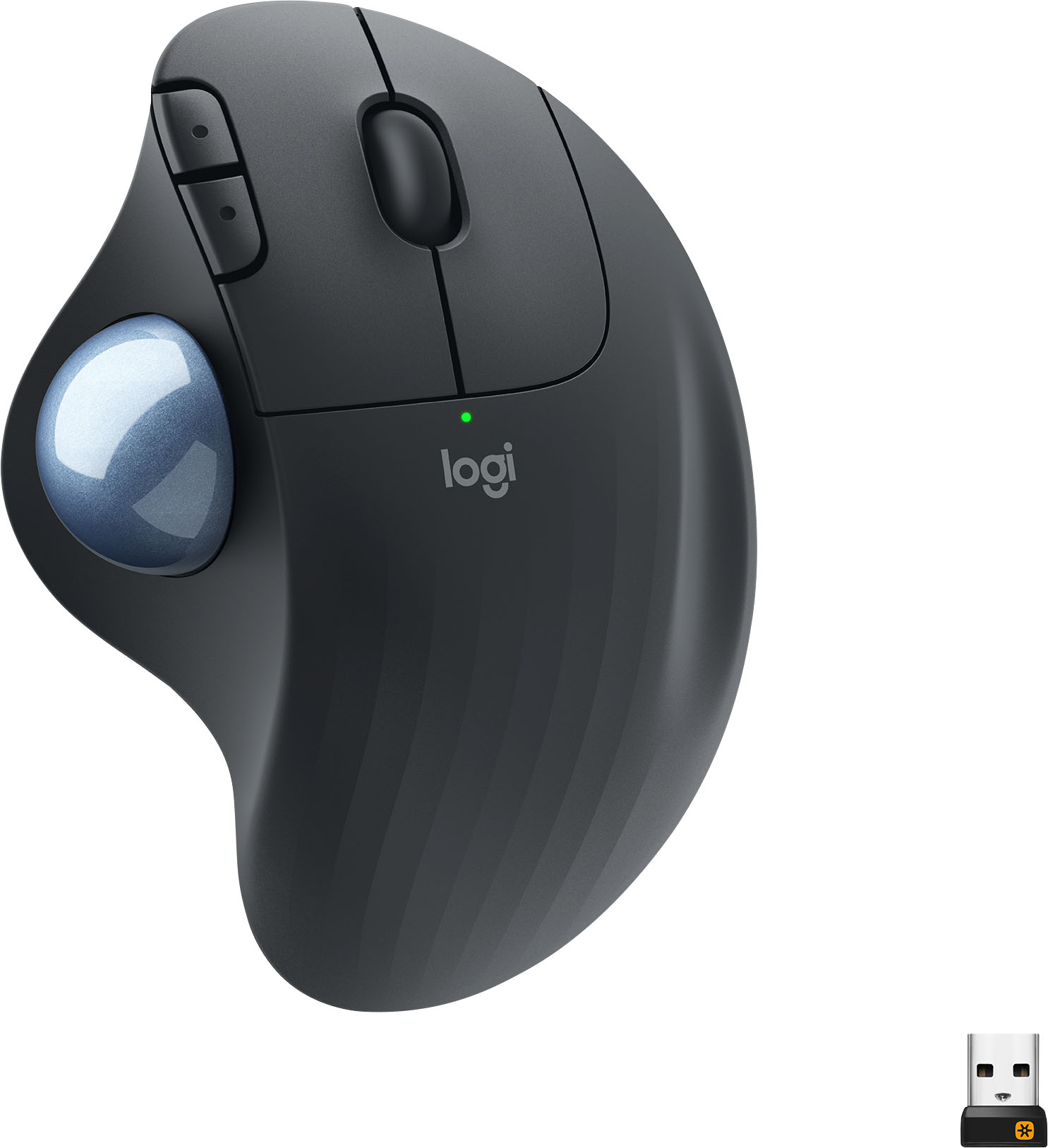 Bijlage Strikt hersenen Logitech ERGO M575 Wireless Trackball Mouse with Ergonomic Design Black  910-005869 - Best Buy