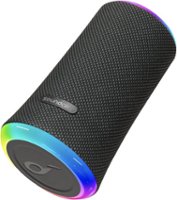Soundcore - by Anker Flare 2 Wireless Portable Waterproof Bluetooth Speaker - Black - Front_Zoom