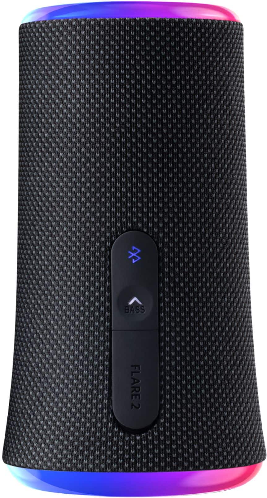 Alt View 12. Soundcore - by Anker Flare 2 Wireless Portable Waterproof Bluetooth Speaker - Black.