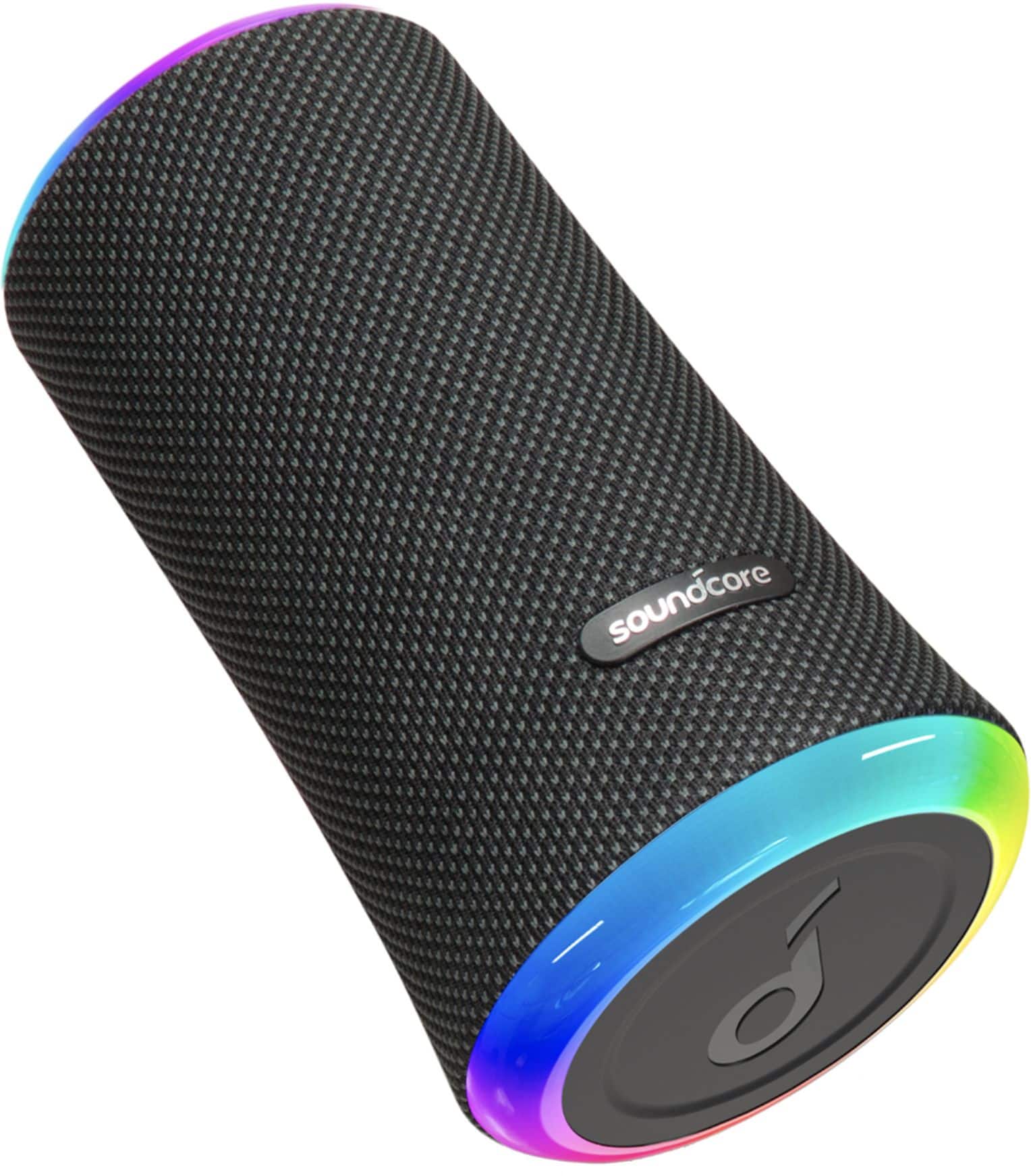 Alt View 13. Soundcore - by Anker Flare 2 Wireless Portable Waterproof Bluetooth Speaker - Black.