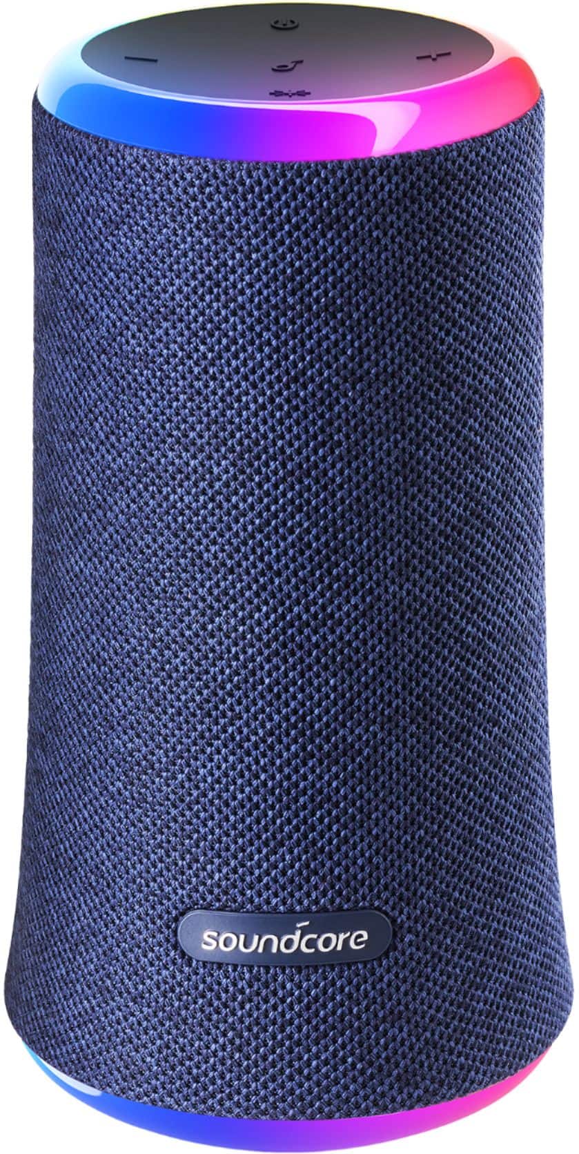 Alt View 12. Soundcore - by Anker Flare 2 Wireless Portable Waterproof Bluetooth Speaker - Blue.