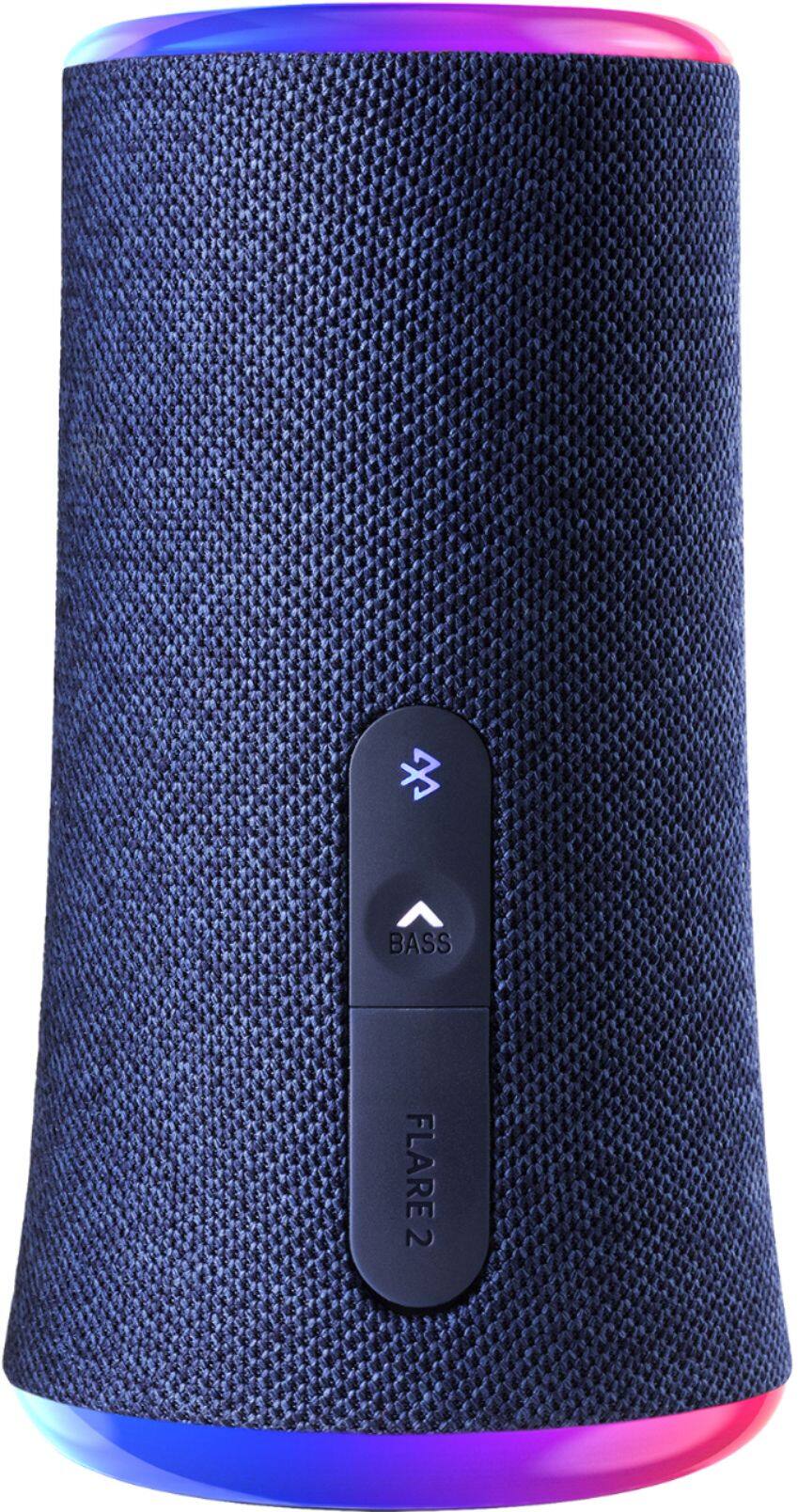 Alt View 13. Soundcore - by Anker Flare 2 Wireless Portable Waterproof Bluetooth Speaker - Blue.