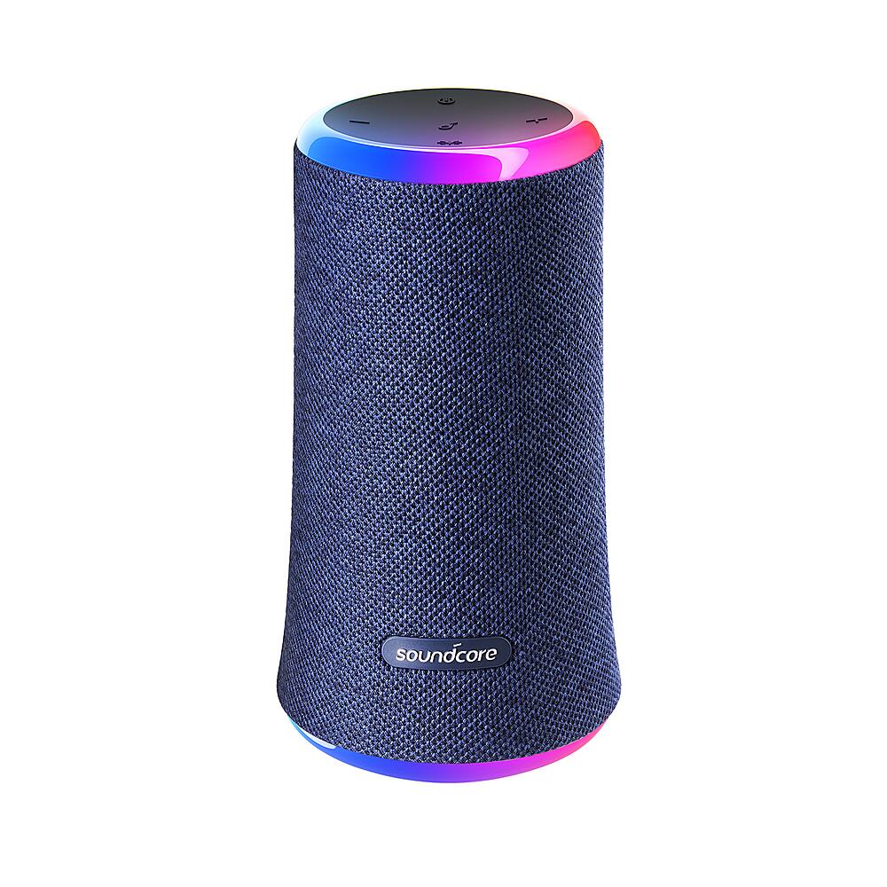 Alt View 15. Soundcore - by Anker Flare 2 Wireless Portable Waterproof Bluetooth Speaker - Blue.
