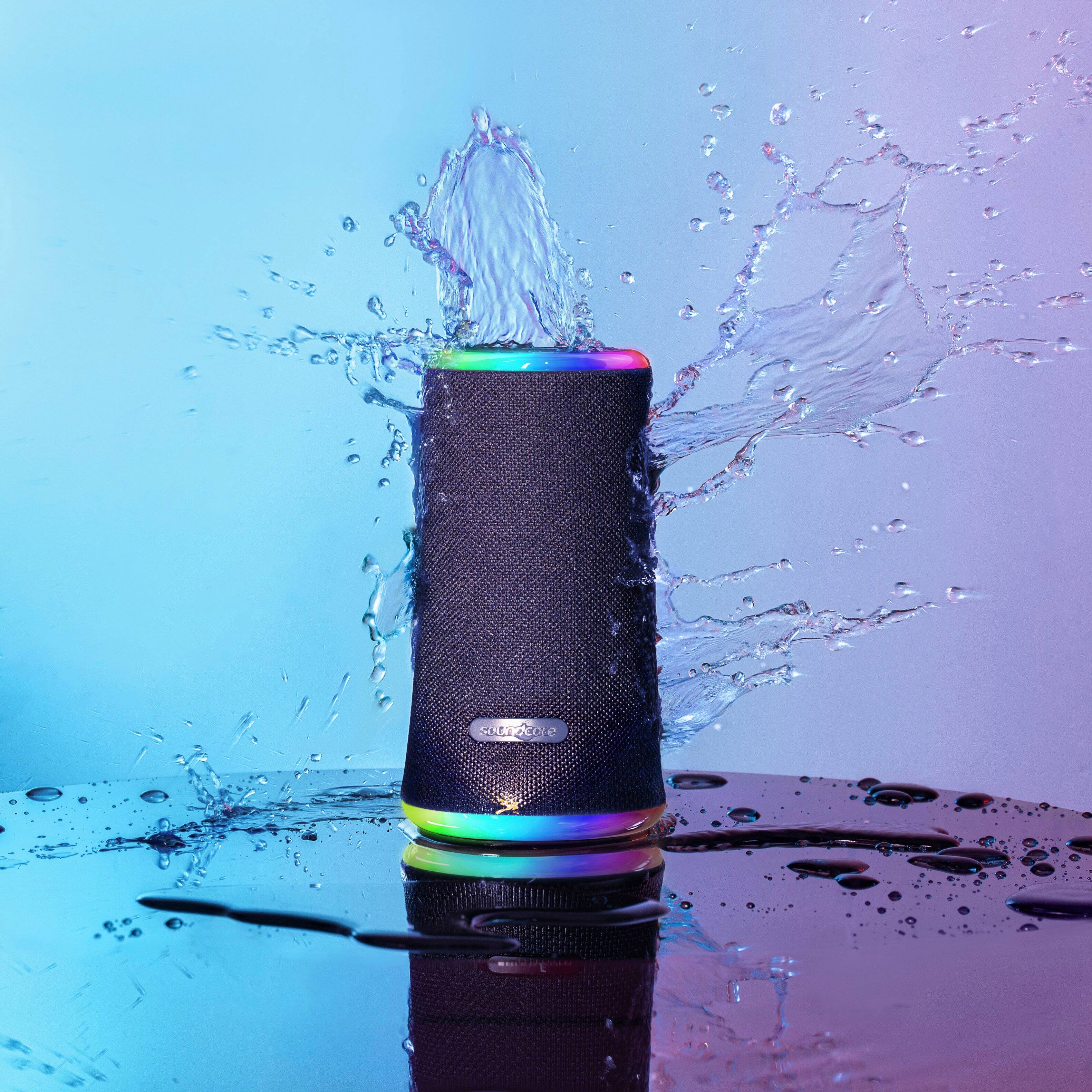 Alt View 16. Soundcore - by Anker Flare 2 Wireless Portable Waterproof Bluetooth Speaker - Blue.