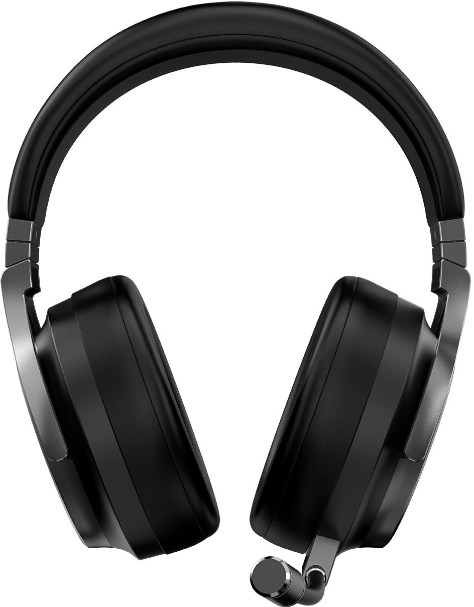 Left View: CORSAIR - Refurbished Virtuoso RGB SE Wireless 7.1 Surround Sound Gaming Over-the-Ear Headset for PC/Mac, Game Consoles & Mobile - Gunmetal