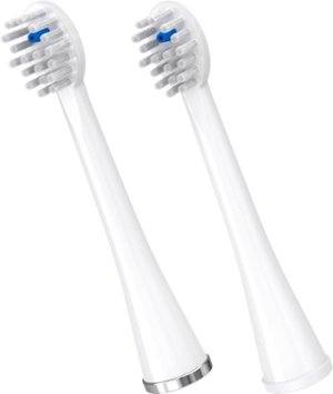 Waterpik - Sonic-Fusion Compact Replacement Flossing Brush Heads- White with Chrome - White
