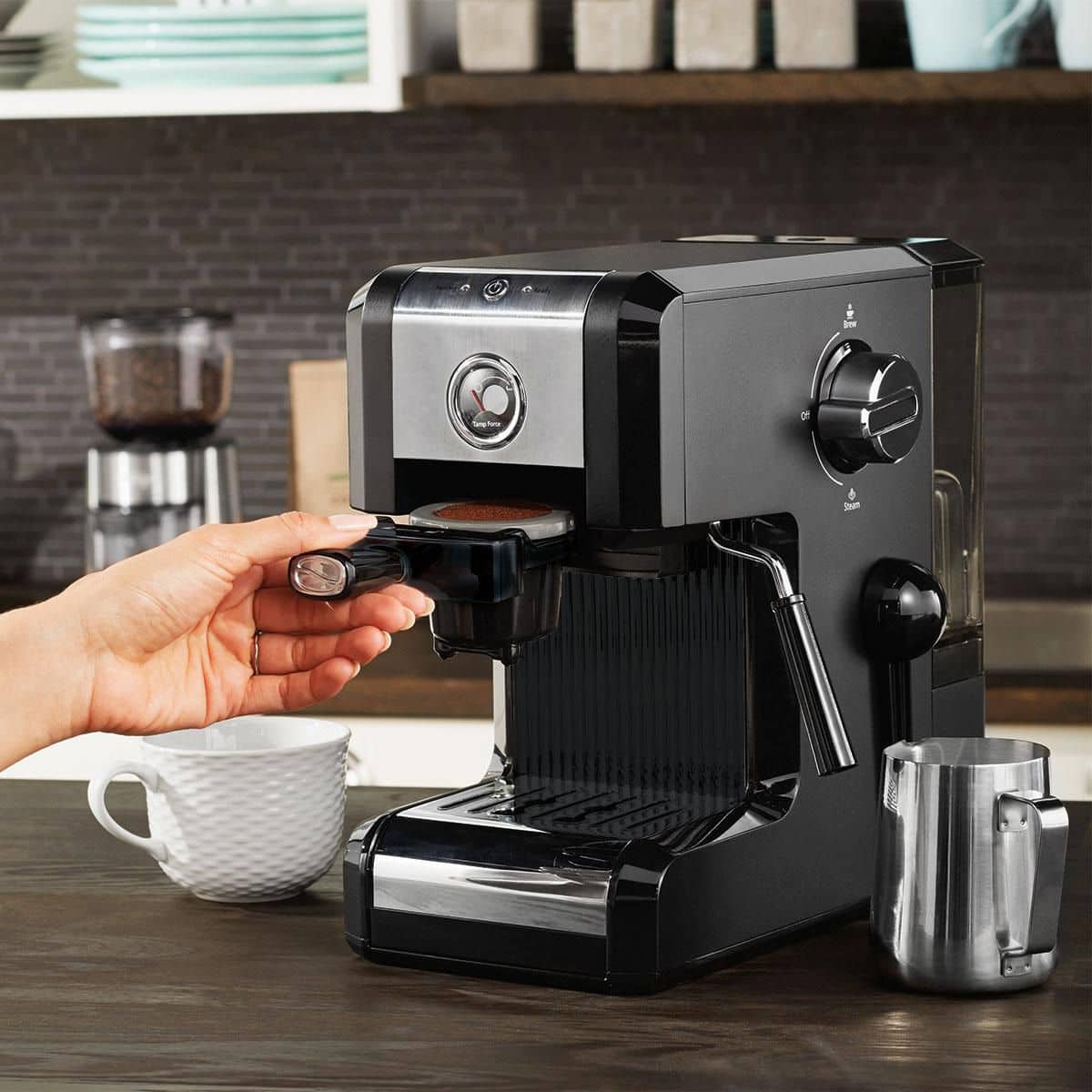 Alt View 1. Mr. Coffee - Easy Espresso Machine - Black.