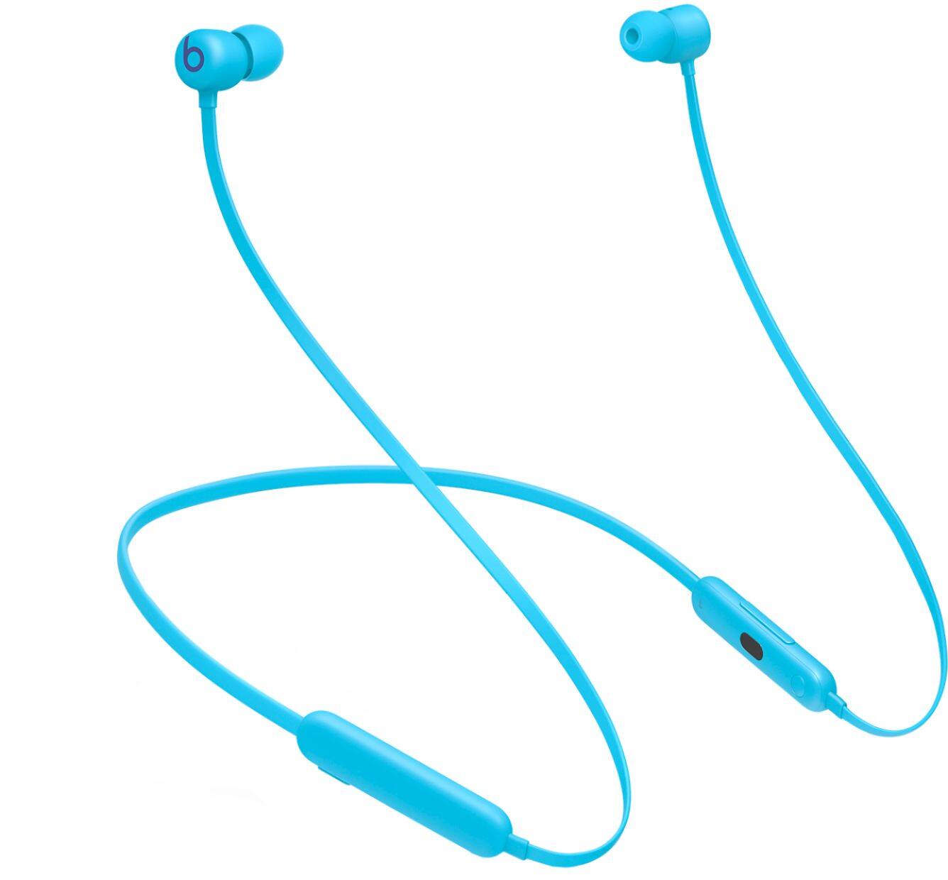 Alt View 12. Beats - Beats Flex Wireless Earphones - Flame Blue.