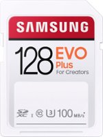 Samsung - EVO Plus SDXC Full size SD Card 128GB (MB-SC128H) - Front_Zoom