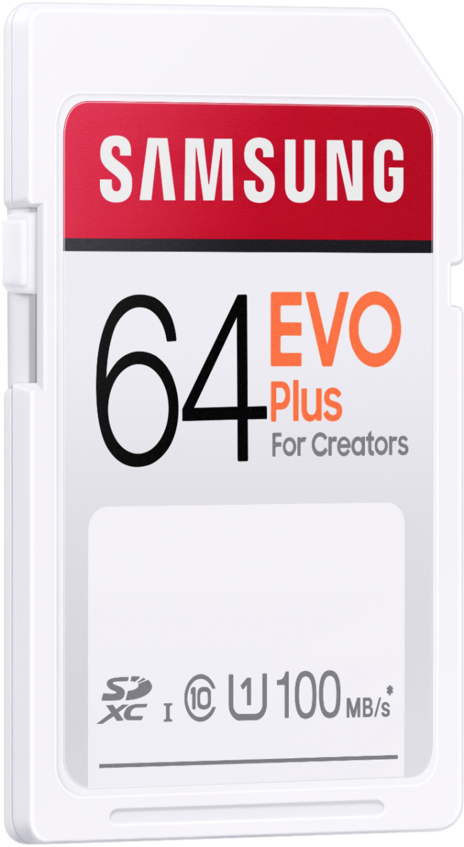 MB SC64H MB-SC64H/AM SAMSUNG EVO Plus SDXC Full Size SD Card 64GB 