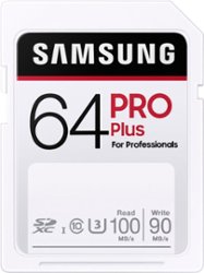 Samsung - PRO Plus SDXC Full size SD Card 64GB - Front_Zoom