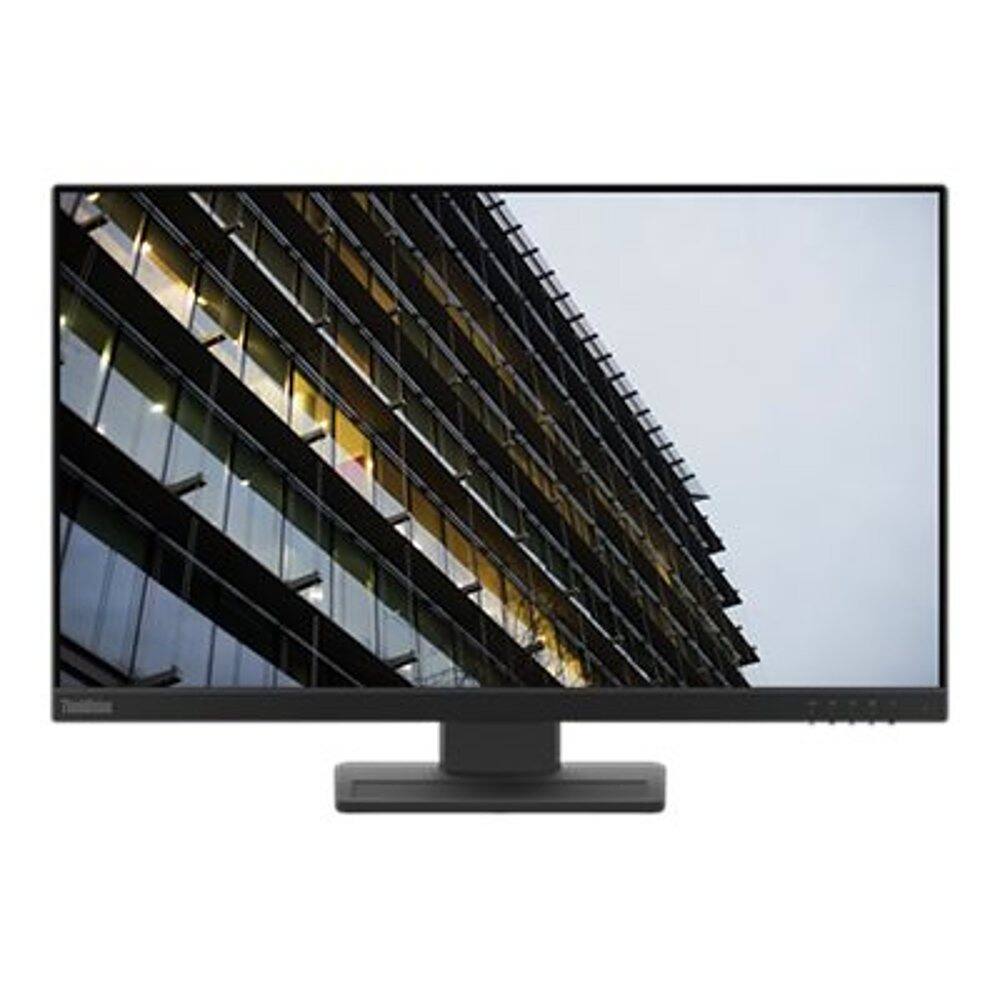 Lenovo 23.8" ThinkVision E24-20 Monitor, Raven Black