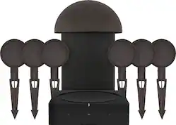 Front. Sonance - MAG6.1 - Mag Series 6.1-Ch. Landscape Outdoor Speaker System Powered by Sonos (Each) - Brown/Black.