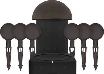 Front. Sonance - MAG6.1 - Mag Series 6.1-Ch. Landscape Outdoor Speaker System Powered by Sonos (Each) - Brown/Black.
