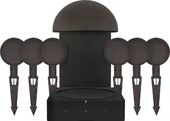Sonance - MAG6.1 - Mag Series 6.1-Ch. Landscape Outdoor Speaker System Powered by Sonos (Each) - Brown/Black