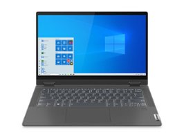 Lenovo - Flex 5 14" 2-in-1 14" Touch-Screen Laptop - AMD Ryzen 5 - 8GB Memory - 128GB SSD - Graphite Gray - Front_Zoom