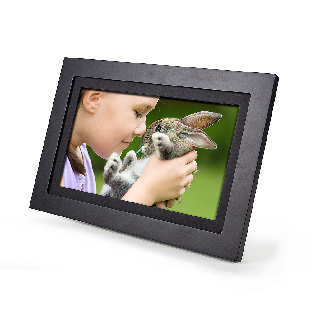 Left View: SimplySmart Home - PhotoShare Family and Friends 14" Digital Frames, Wireless,  Built-in Speaker,  USB,  Wireless LAN
