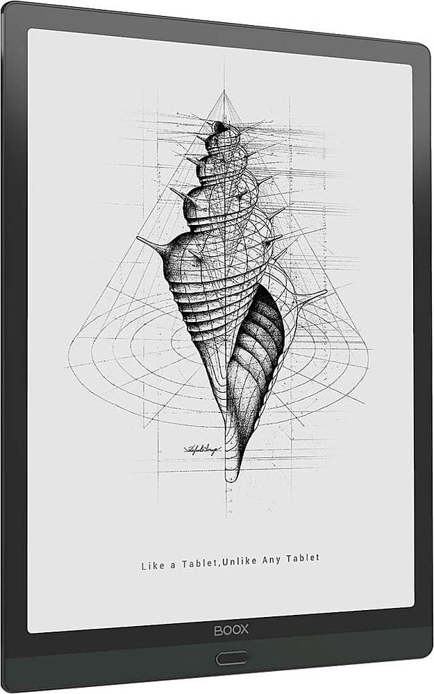 Angle View: BOOX - 13.3" Max Lumi E-Ink Tablet - 2020