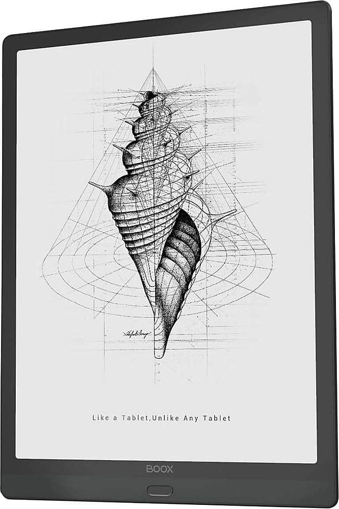 Left View: BOOX - 13.3" Max Lumi E-Ink Tablet - 2020