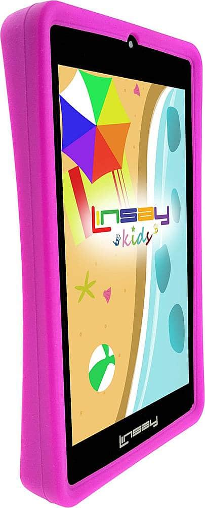 Angle View: LINSAY - 7" Kids Tablet - 16GB - Pink