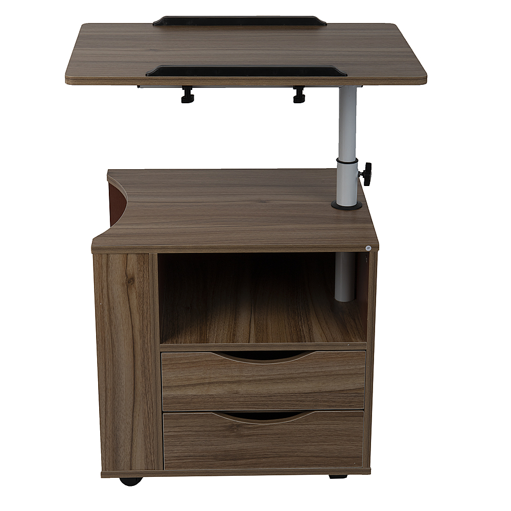 Rossie Home Acacia Wood Easel Lap Desk with Storage, Natural