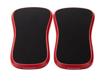 Mind Reader - 2 Pack Wrist Rest Pad Clamps - Red - Front_Zoom