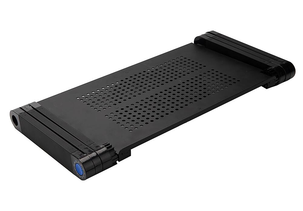 Front Zoom. Mind Reader - Lap Desk with Adjustable Legs - Black.