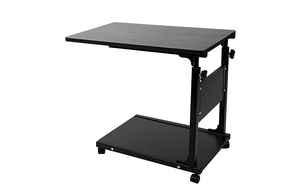 Adjustable Mind Reader Sit and Stand Laptop Cart Black Lap Desk 