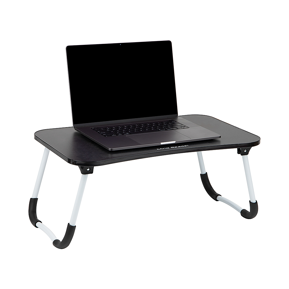 Nestl Adjustable Laptop Bed Tray Table - Portable Lap Desk with Foldable Legs - Space Saving Lapdesk - Small