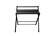 Front Zoom. Mind Reader - Folding Office Table, Portable Desk - Brown.