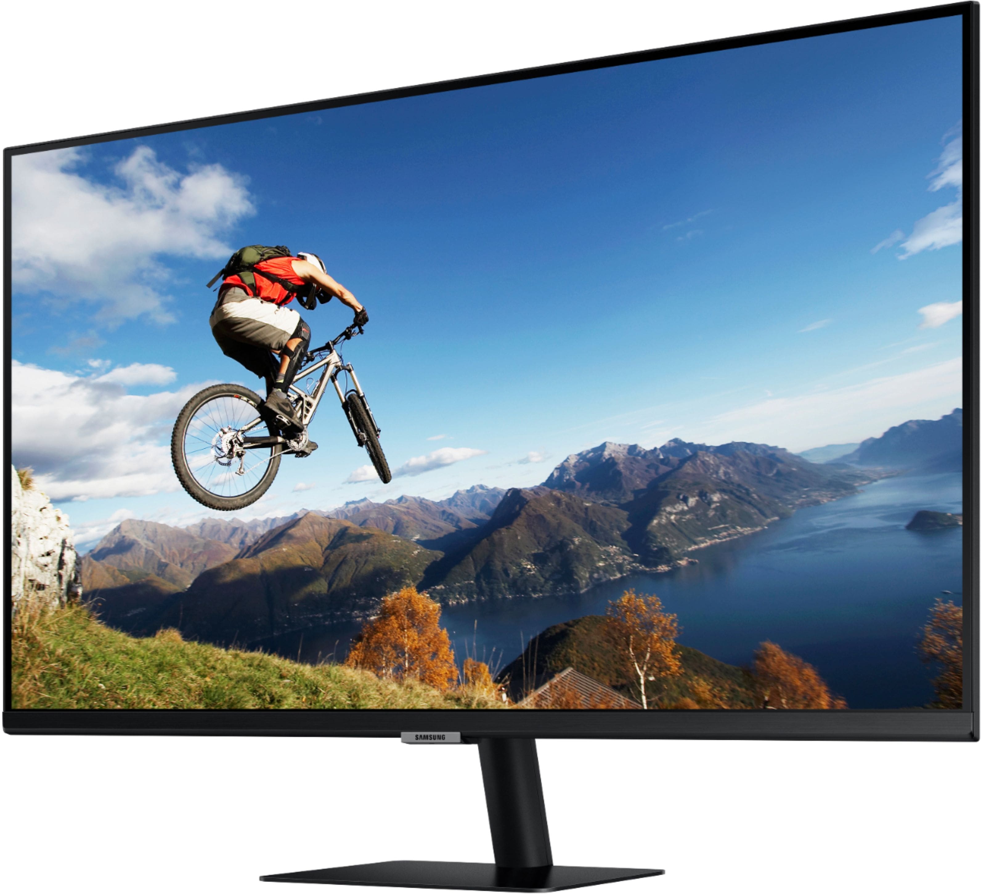Alt View 12. Samsung - Geek Squad Certified Refurbished AM702 Series 32" LED 4K UHD Monitor with HDR - Black.