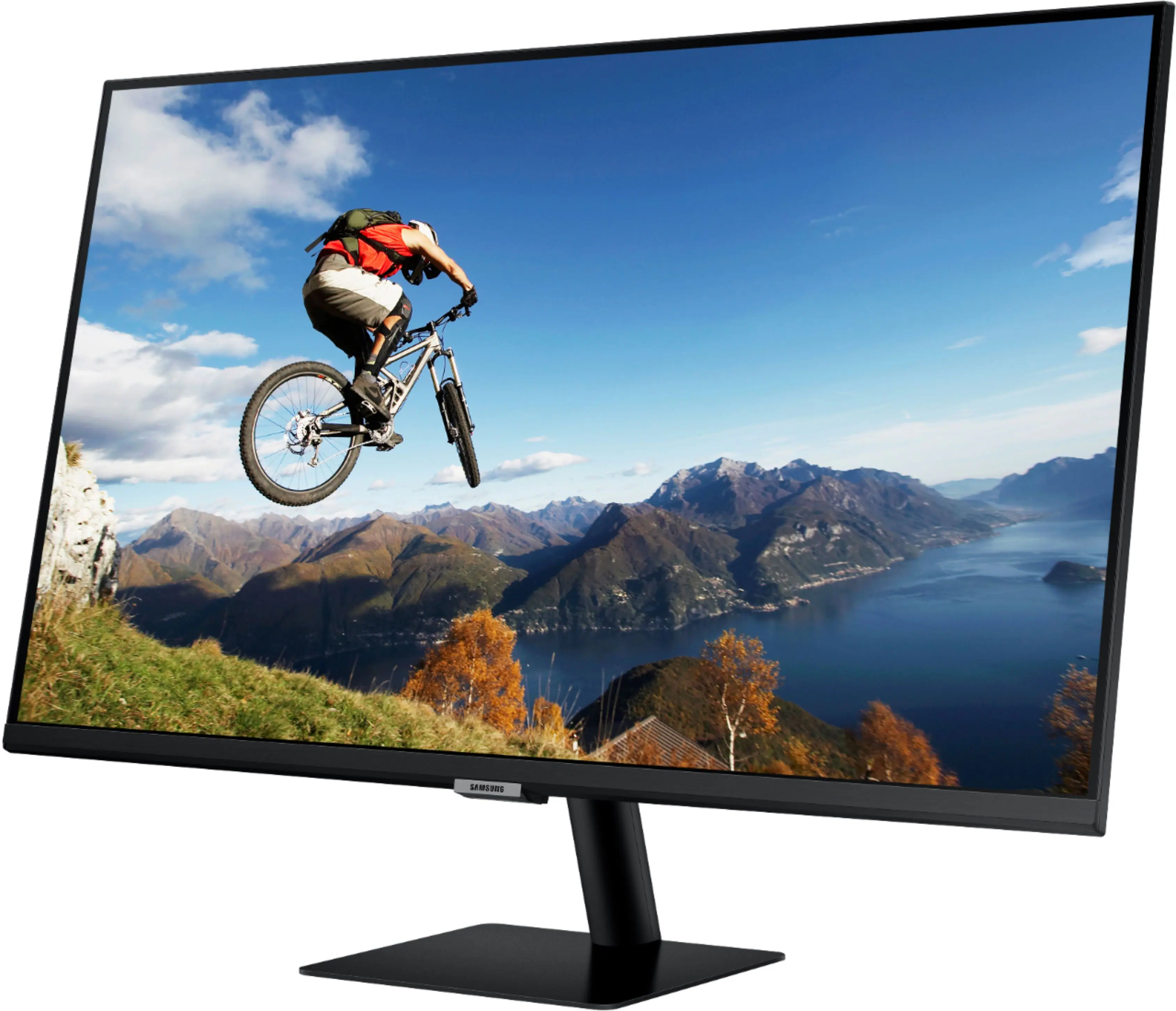 Alt View 20. Samsung - Geek Squad Certified Refurbished AM702 Series 32" LED 4K UHD Monitor with HDR - Black.