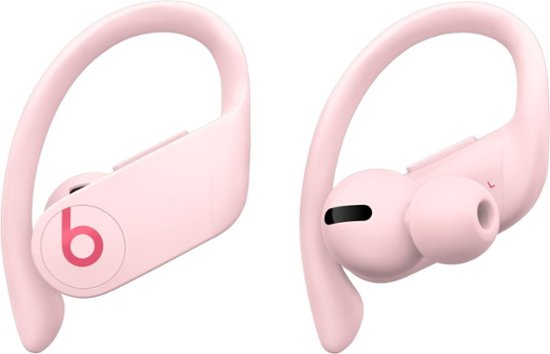 Angle Zoom. Beats by Dr. Dre - Geek Squad Certified Refurbished Powerbeats Pro Totally Wireless Earphones - Cloud Pink.