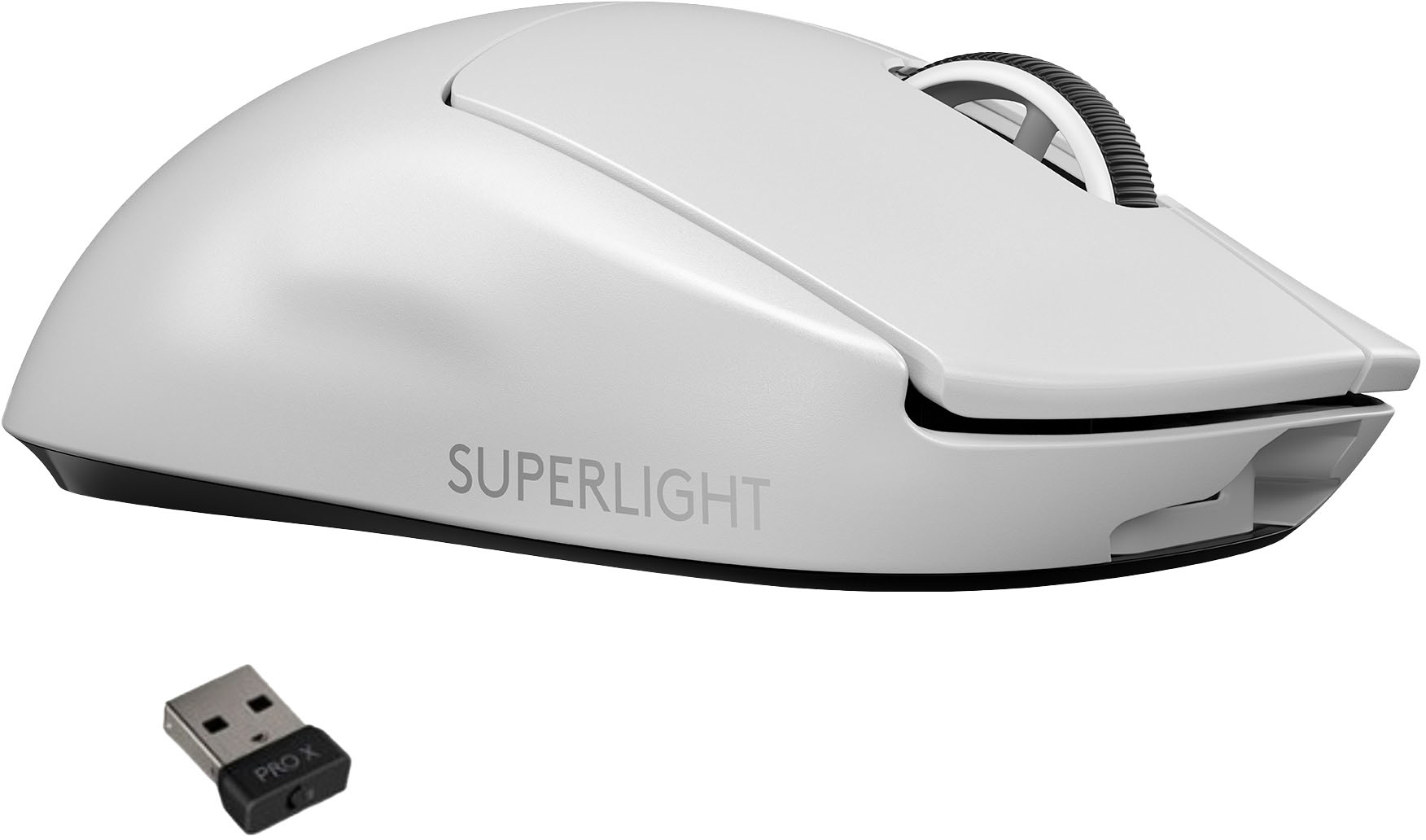 renhed kulhydrat Integrere Logitech PRO X SUPERLIGHT Lightweight Wireless Optical Gaming Mouse with  HERO 25K Sensor White 910-005940 - Best Buy