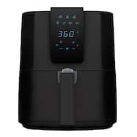 Emerald - 5.2L Digital Air Fryer - Black - Angle_Zoom