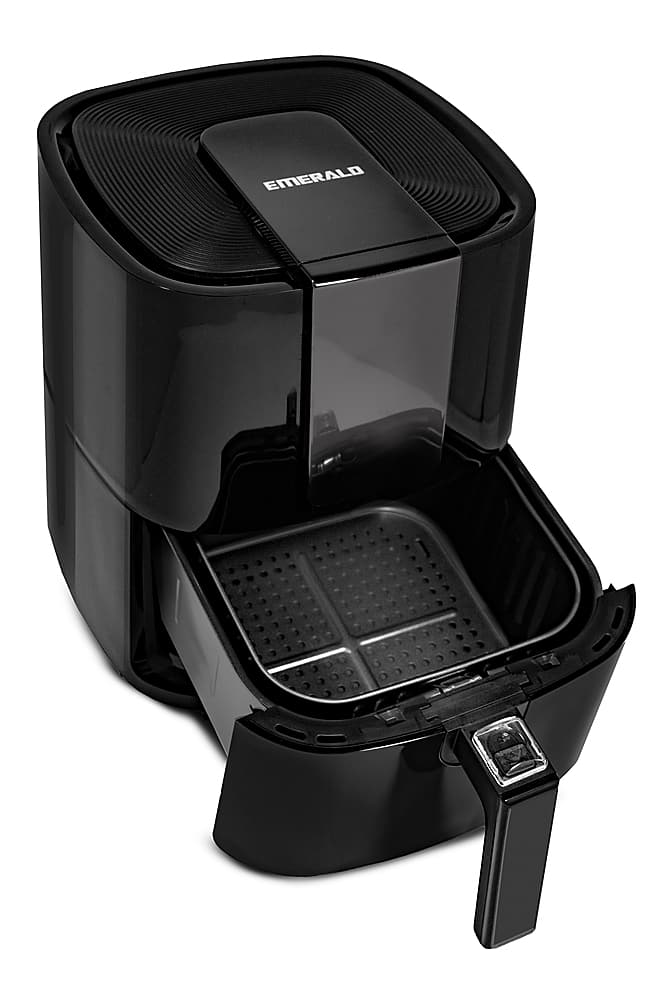 Alt View 12. Emerald - 5.2L Digital Air Fryer - Black.