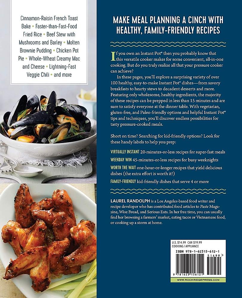Left View: Callisto Media - The Instant Pot Electric Pressure Cooker Cookbook: Easy Recipes for Fast & Healthy Meals - Multi