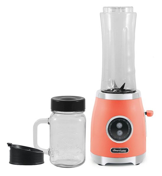From cave Volcanic Americana Retro Personal Blender Coral EPB399C - Best Buy