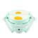 Alt View 1. Elite Gourmet - 7-Egg Automatic Egg Cooker - Mint Blue.
