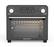 Front. Elite Gourmet - 23L Digital Air Fryer Oven - Black.